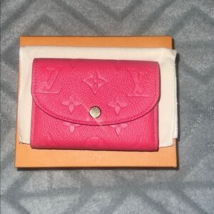 Louis Vuitton Rosalie Empreinte leather Coin Purse in Grenade